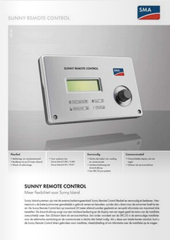 Inverter SMA Sunny Remote Controle